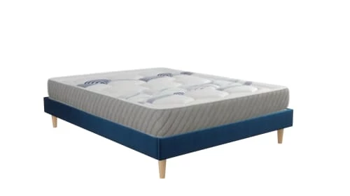 Moondaca Sommiers Sommier à Lattes En Kit 160x200 Tissu Déco + 4 Pieds 5 Moondaca Sommiers Sommier à Lattes En Kit 160x200 Tissu Déco + 4 Pieds – Image 3