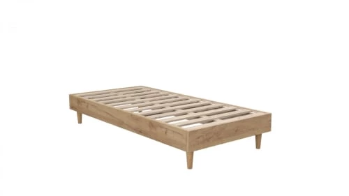 Moondaca Sommiers Sommier à Lattes En Kit 90x190 Bois Déco Chêne + 5 Pieds 3 Moondaca Sommiers Sommier à Lattes En Kit 90x190 Bois Déco Chêne + 5 Pieds