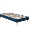 Moondaca Sommiers Sommier à Lattes En Kit 9x190 Tissu Déco + 4 Pieds -Sommiers Soldes sommier a lattes en kit 9x190 tissu deco 4 pieds