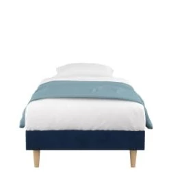 Moondaca Sommiers Sommier à Lattes En Kit 9x190 Tissu Déco + 4 Pieds -Sommiers Soldes sommier a lattes en kit 9x190 tissu deco 4 pieds 2