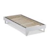 Maison Aubertin Sommiers Sommier à Lattes En Kit Bois Couleur Blanche 90x190 -Sommiers Soldes sommier a lattes en kit bois couleur blanche 90x190 1