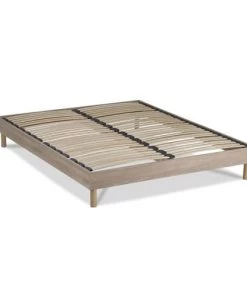 Maison Aubertin Sommiers Sommier à Lattes En Kit Bois Couleur Naturelle 180x200