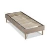 Maison Aubertin Sommiers Sommier à Lattes En Kit Bois Couleur Naturelle 90x190 -Sommiers Soldes sommier a lattes en kit bois couleur naturelle 90x190 1