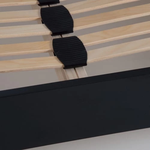 Maison Aubertin Sommiers Sommier à Lattes En Kit Bois Couleur Noir 160x200 5 Maison Aubertin Sommiers Sommier à Lattes En Kit Bois Couleur Noir 160x200 – Image 3