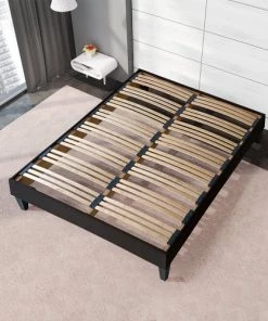 Olympe Sommiers Sommier à Lattes En Kit Coutil Gris Anthracite 120x190 -Sommiers Soldes sommier a lattes en kit coutil gris anthracite 120x190 5