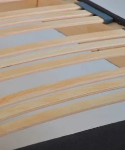 Olympe Sommiers Sommier à Lattes En Kit Coutil Gris Anthracite 140x190 -Sommiers Soldes sommier a lattes en kit coutil gris anthracite 140x190 2