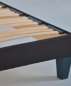 Olympe Sommiers Sommier à Lattes En Kit Coutil Gris Anthracite 90x190 -Sommiers Soldes sommier a lattes en kit coutil gris anthracite 90x190 3