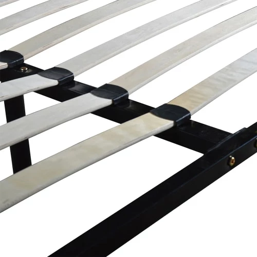 Olympe Sommiers Sommier à Lattes En Métal 160x200 Coloris Noir Livré En Kit 4 Olympe Sommiers Sommier à Lattes En Métal 160x200 Coloris Noir Livré En Kit – Image 2