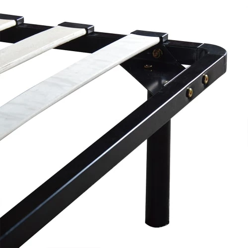 Olympe Sommiers Sommier à Lattes En Métal 90x190 Coloris Noir Livré En Kit 6 Olympe Sommiers Sommier à Lattes En Métal 90x190 Coloris Noir Livré En Kit – Image 4