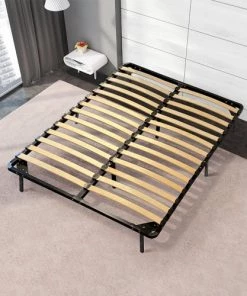 Olympe Sommiers Sommier à Lattes En Métal 90x200 Coloris Noir Livré En Kit 11 Olympe Sommiers Sommier à Lattes En Métal 90x200 Coloris Noir Livré En Kit -Sommiers Soldes sommier a lattes en metal 90x200 coloris noir livre en kit 4