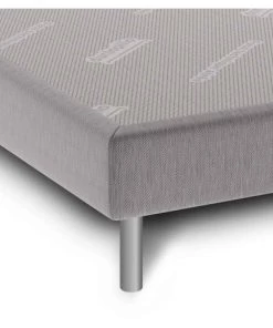 Sommiers Sommier Déco Gris Perle Dunlopillo 15cm Pieds Inclus 140x190 -Sommiers Soldes sommier deco gris perle dunlopillo 15cm pieds inclus 140x190 2