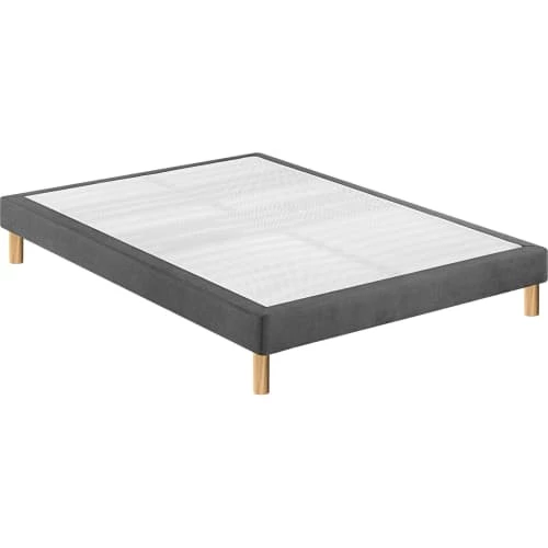 Merinos Sommiers Sommier Déco Morphologique Avec Pieds 160x200 3 Merinos Sommiers Sommier Déco Morphologique Avec Pieds 160x200