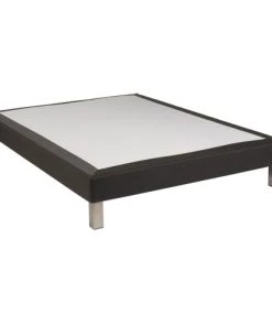 Sommiers Sommier Déco Someo Gris Foncé Chiné 90x200