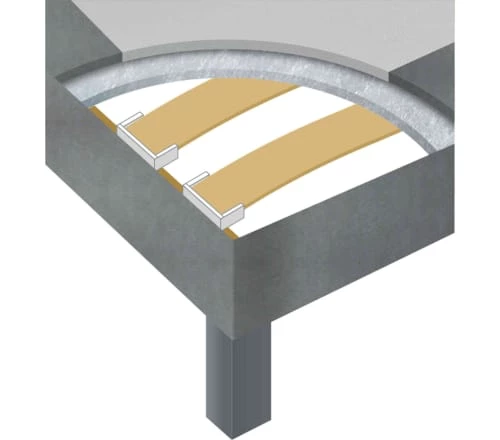 Sommiers Sommier Déco Someo Gris Moyen Chiné 80x200 5 Sommiers Sommier Déco Someo Gris Moyen Chiné 80x200 – Image 3