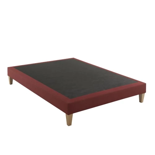 Someo Sommiers Sommier Déco Tapissier 140 X 190 Rouge 3 Someo Sommiers Sommier Déco Tapissier 140 X 190 Rouge