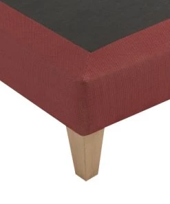 Someo Sommiers Sommier Déco Tapissier 160 X 190 Rouge 6 Someo Sommiers Sommier Déco Tapissier 160 X 190 Rouge -Sommiers Soldes sommier deco tapissier 160 x 190 rouge 1