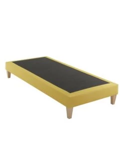 Someo Sommiers Sommier Déco Tapissier 80 X 190 Jaune