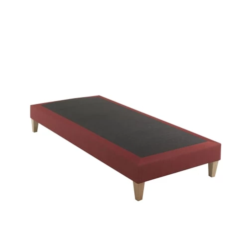 Someo Sommiers Sommier Déco Tapissier 90 X 200 Rouge 3 Someo Sommiers Sommier Déco Tapissier 90 X 200 Rouge
