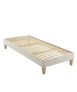 Someo Sommiers Sommier Déco Tapissier éco-responsable 2 X 90 X 190 Ecru