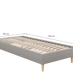 Moondaca Sommiers Sommier Déco Tapissier En Kit 90x190 Gris Clair 4 Pieds Inclus 13 Moondaca Sommiers Sommier Déco Tapissier En Kit 90x190 Gris Clair 4 Pieds Inclus -Sommiers Soldes sommier deco tapissier en kit 90x190 gris clair 4 pieds inclus 5