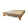 Biosense Sommiers Sommier Déco Vintage Beige Cachemire Lin Et Coton Bio 2x80x200