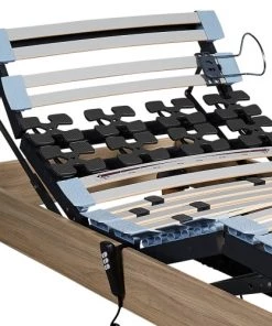 Sommiers Sommier électrique Someo Décor Chêne Clair 90x190 6 Sommiers Sommier électrique Someo Décor Chêne Clair 90x190 -Sommiers Soldes sommier electrique someo decor chene clair 90x190 2