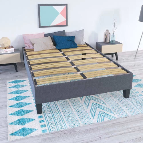 Olympe Sommiers Sommier En Kit Gris Clair 90x190 4 Olympe Sommiers Sommier En Kit Gris Clair 90x190 – Image 2