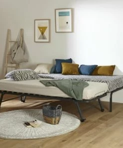 ID Kids Sommiers Sommier Gigogne 90x200 Cm Metal -Sommiers Soldes sommier gigogne 90x200 cm metal 2