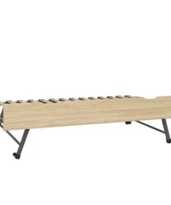 ID Kids Sommiers Sommier Gigogne Avec Façade 2 Mains 90x190 Cm Bois Massif