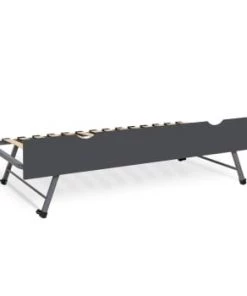 ID Kids Sommiers Sommier Gigogne Avec Façade 90x190 Cm Bois Massif Anthracite -Sommiers Soldes sommier gigogne avec facade 90x190 cm bois massif anthracite 5