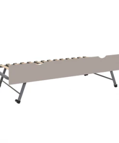 ID Kids Sommiers Sommier Gigogne Avec Façade 90x200 Cm Bois Massif Blanc 10 ID Kids Sommiers Sommier Gigogne Avec Façade 90x200 Cm Bois Massif Blanc -Sommiers Soldes sommier gigogne avec facade 90x200 cm bois massif lin 1