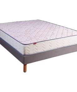 Terre De Nuit Sommiers Sommier Kit Déco Gris Tapissier 14 Lattes Eco 140x190 -Sommiers Soldes sommier kit deco gris tapissier 14 lattes eco 140x190 3