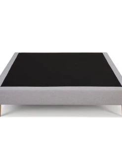 HOMN Sommiers Sommier Rembourré 135x190 Cm Gris Clair, Sommier Rembourré Assemblé -Sommiers Soldes sommier rembourre 135x190 cm gris clair sommier rembourre assemble 2