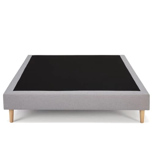 HOMN Sommiers Sommier Rembourré 140x190 Cm Gris Clair, Sommier Rembourré Assemblé 5 HOMN Sommiers Sommier Rembourré 140x190 Cm Gris Clair, Sommier Rembourré Assemblé – Image 3