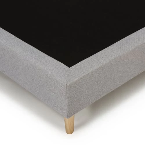 HOMN Sommiers Sommier Rembourré 140x190 Cm Gris Clair, Sommier Rembourré Assemblé 7 HOMN Sommiers Sommier Rembourré 140x190 Cm Gris Clair, Sommier Rembourré Assemblé – Image 5