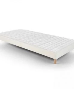 Oviala Sommiers Sommier Tapissier à Lattes En Bois Massif D’épicéa 90 X 200 Cm