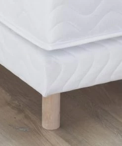 Idliterie Sommiers Sommier Tapissier Blanc 160x200 -Sommiers Soldes sommier tapissier blanc 160x200 2
