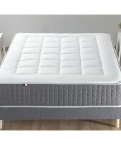 Idliterie Sommiers Sommier Tapissier Bleu Denim 140x190 -Sommiers Soldes sommier tapissier bleu denim 140x190 3