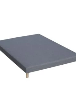 Idliterie Sommiers Sommier Tapissier Bleu Denim 160x200