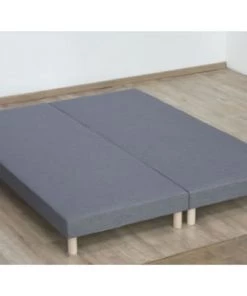 Idliterie Sommiers Sommier Tapissier Bleu Denim 2x80x200 5 Idliterie Sommiers Sommier Tapissier Bleu Denim 2x80x200 -Sommiers Soldes sommier tapissier bleu denim 2x80x200 1