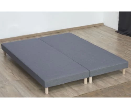 Idliterie Sommiers Sommier Tapissier Bleu Denim 2x80x200 4 Idliterie Sommiers Sommier Tapissier Bleu Denim 2x80x200 – Image 2