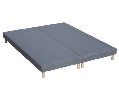 Idliterie Sommiers Sommier Tapissier Bleu Denim 2x80x200 3 Idliterie Sommiers Sommier Tapissier Bleu Denim 2x80x200