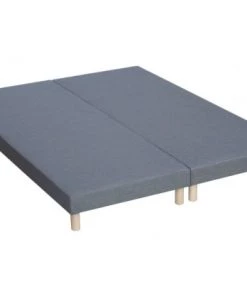Idliterie Sommiers Sommier Tapissier Bleu Denim 2x90x200