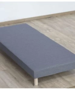 Idliterie Sommiers Sommier Tapissier Bleu Denim 80x200 6 Idliterie Sommiers Sommier Tapissier Bleu Denim 80x200 -Sommiers Soldes sommier tapissier bleu denim 80x200 2