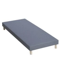 Idliterie Sommiers Sommier Tapissier Bleu Denim 90x200