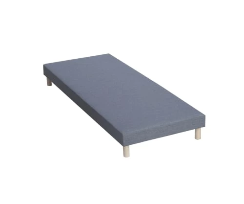 Idliterie Sommiers Sommier Tapissier Bleu Denim 90x200 3 Idliterie Sommiers Sommier Tapissier Bleu Denim 90x200