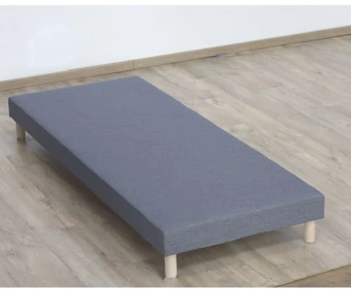 Idliterie Sommiers Sommier Tapissier Bleu Denim 90x200 4 Idliterie Sommiers Sommier Tapissier Bleu Denim 90x200 – Image 2