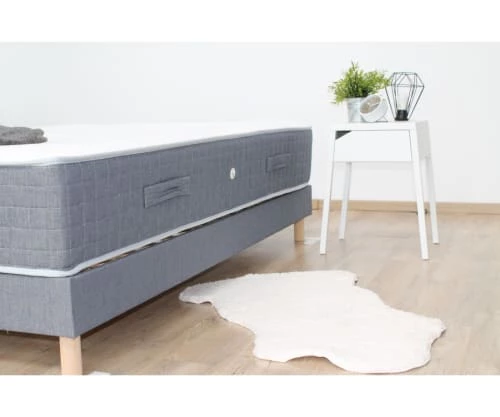 Idliterie Sommiers Sommier Tapissier Bleu Denim 90x200 5 Idliterie Sommiers Sommier Tapissier Bleu Denim 90x200 – Image 3