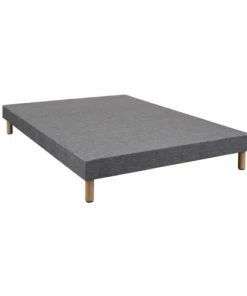 Someo Sommiers Sommier Tapissier Déco Gris Eco 13 Cm 160x200