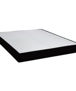 Altobuy Sommiers Sommier Tapissier Démontable 140x190cm Noir -Sommiers Soldes sommier tapissier demontable 140x190cm noir 4